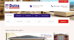 Desktop Screenshot of dutraimobiliaria.com.br