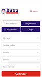 Mobile Screenshot of dutraimobiliaria.com.br