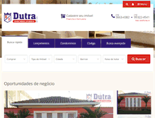 Tablet Screenshot of dutraimobiliaria.com.br